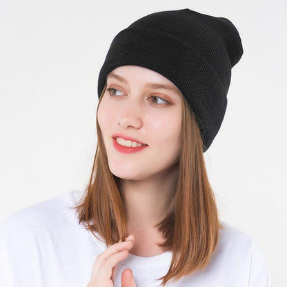 Women Men Soft Knitted Warm Baggy Beanie Hat Unisex Crochet Slouch Oversized Cap