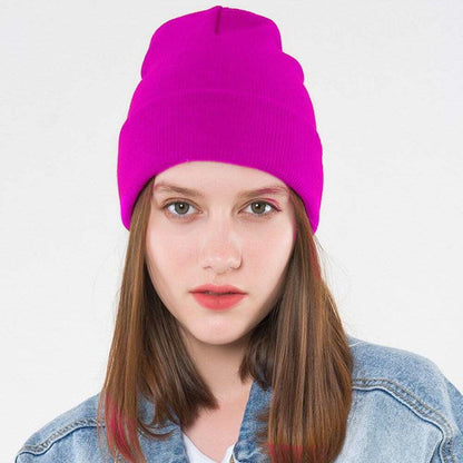 Women Men Soft Knitted Warm Baggy Beanie Hat Unisex Crochet Slouch Oversized Cap