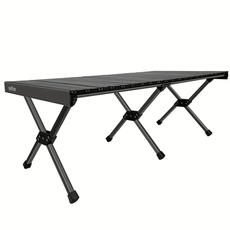 Portable Aluminum Folding Table with Carrying Bag-0
