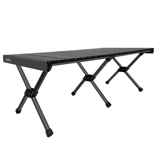 Portable Aluminum Folding Table with Carrying Bag-0