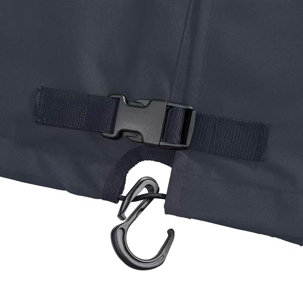 Black Firewood Rack Cover - Fits 4-ft. Log Racks-1