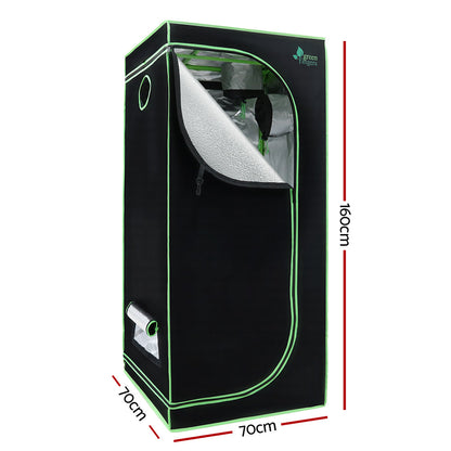 NNEDSZ Grow Tent Kits 1680D Oxford 0.7MX0.7MX1.6M Hydroponics Grow System-1