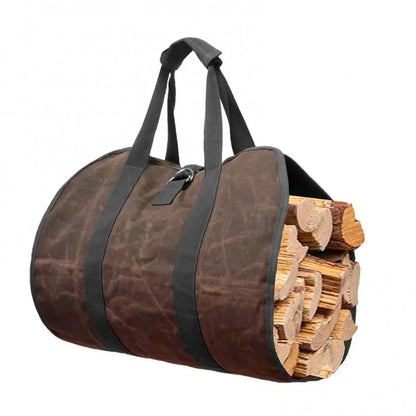 NNEOBA Canvas Firewood Carrier Log Carrying Bag-1