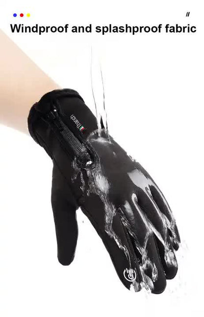 NNEDSZ Touchscreen Winter Gloves|Waterproof, Windproof Thermal Gloves for Men Q9063  M size Grey