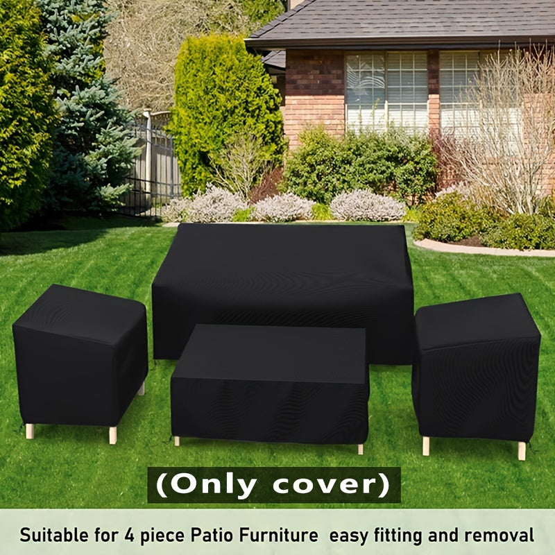 Outdoor Patio Furniture Covers Waterproof & Durable (4PCS)-4